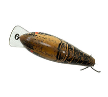 Load image into Gallery viewer, Back View of COTTON CORDELL BIG O Fishing Lure in SUNRISE CRAWFISH. Fred Young Reproduction Crankbait for Bass.
