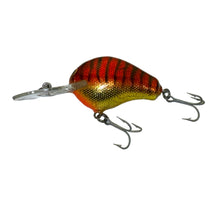 Load image into Gallery viewer, Left Facing View of BAGLEY BAIT COMPANY DB-1 Diving B 1 Fishing Lure in HOT ROD on GOLD
