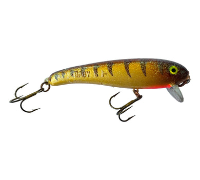 Right Facing View of MANN'S BAIT COMPANY BABY STRETCH One Minus Fishing Lure in BRONZE BACK CRYSTAGLOW