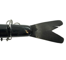 Load image into Gallery viewer, Battle Scar View of BUTCH LINDLE SUCKER Articulated Fishing Lure in &quot;BLACK&quot;
