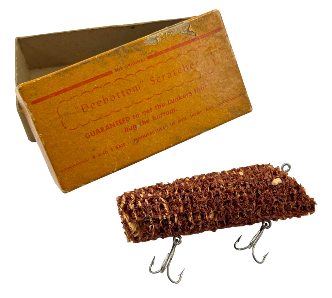 Cover Photo for D & S BAIT Company of Mountain Home, Arkansas THE ORIGINAL DEEBOTTOM SCRATCHER Vintage Novelty Fishing Lure