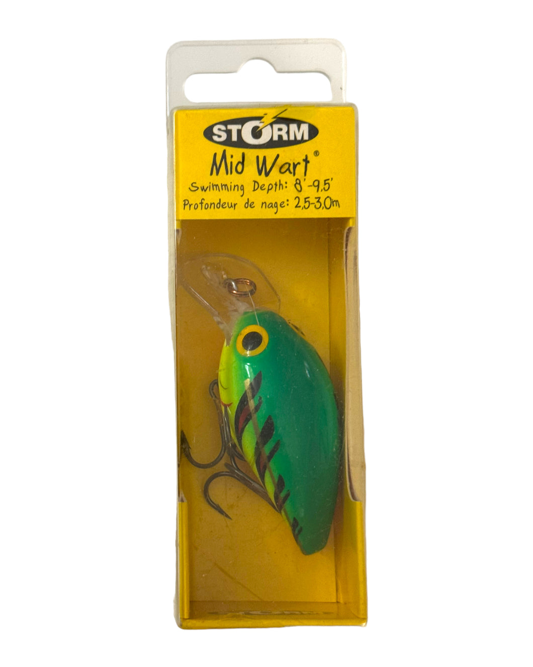 STORM LURES MID WART Size 5 Fishing Lure in HOT TIGER