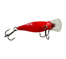 Load image into Gallery viewer, Belly View of LUHR JENSEN BASS SPEED TRAP Fishing Lure in HOT TEXAS RED CRYSTAL
