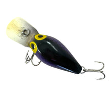 Load image into Gallery viewer, Top View of STORM LURES WIGGLE WART Fishing Lure in PURPLE SCALE
