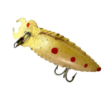 Load image into Gallery viewer, Back View of WIMER&#39;S HELGERLURE COMPANY HELGERLURE Fishing Lure. Vintage No. 1 Size HELLGRAMMITE.
