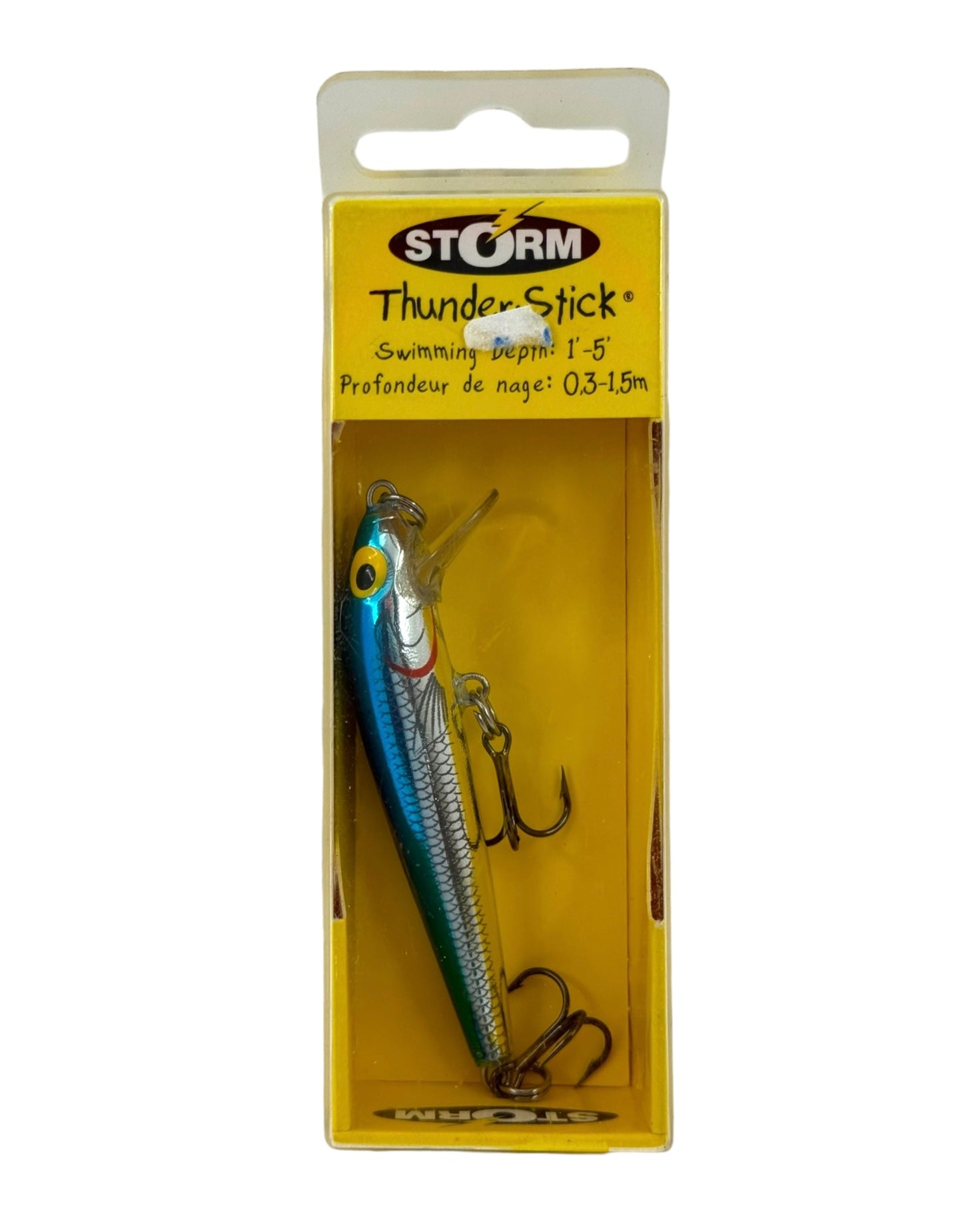 STORM LURES BABY THUNDERSTICK Fishing Lure Met Silver Blue Toad Tackle