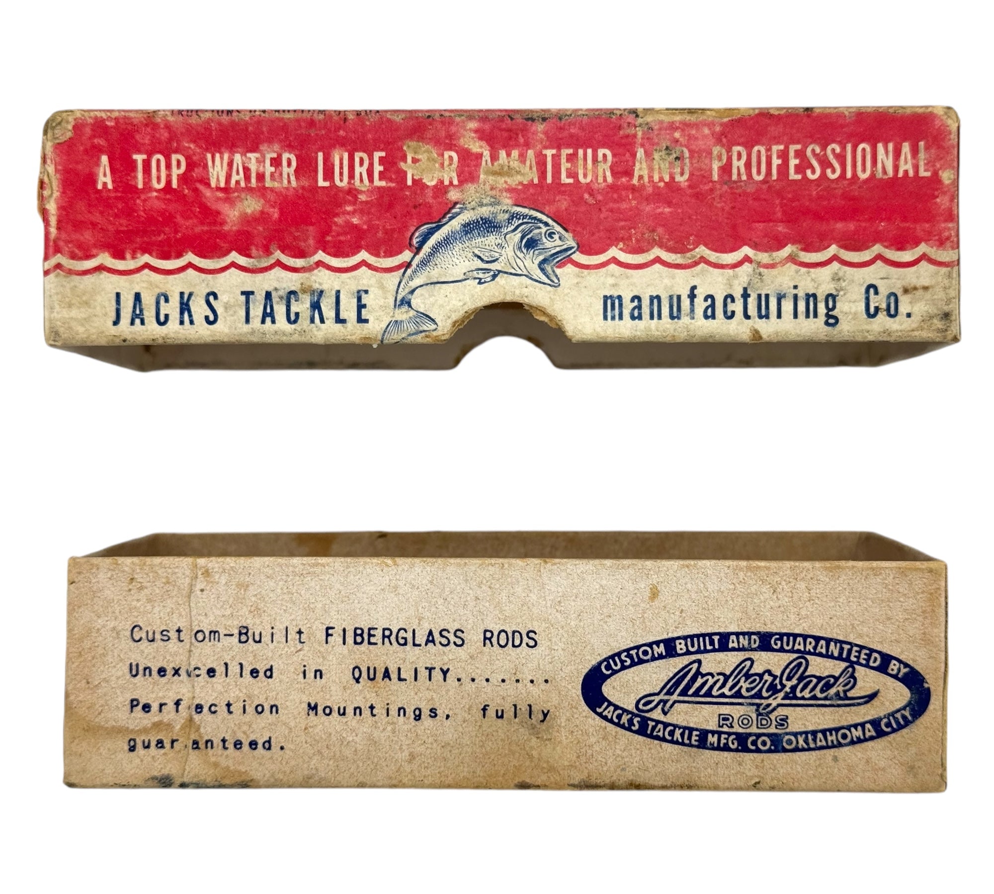 JACK'S TACKLE MFG CO RIP L LURE Fishing Lure & Box • BLACK – Toad