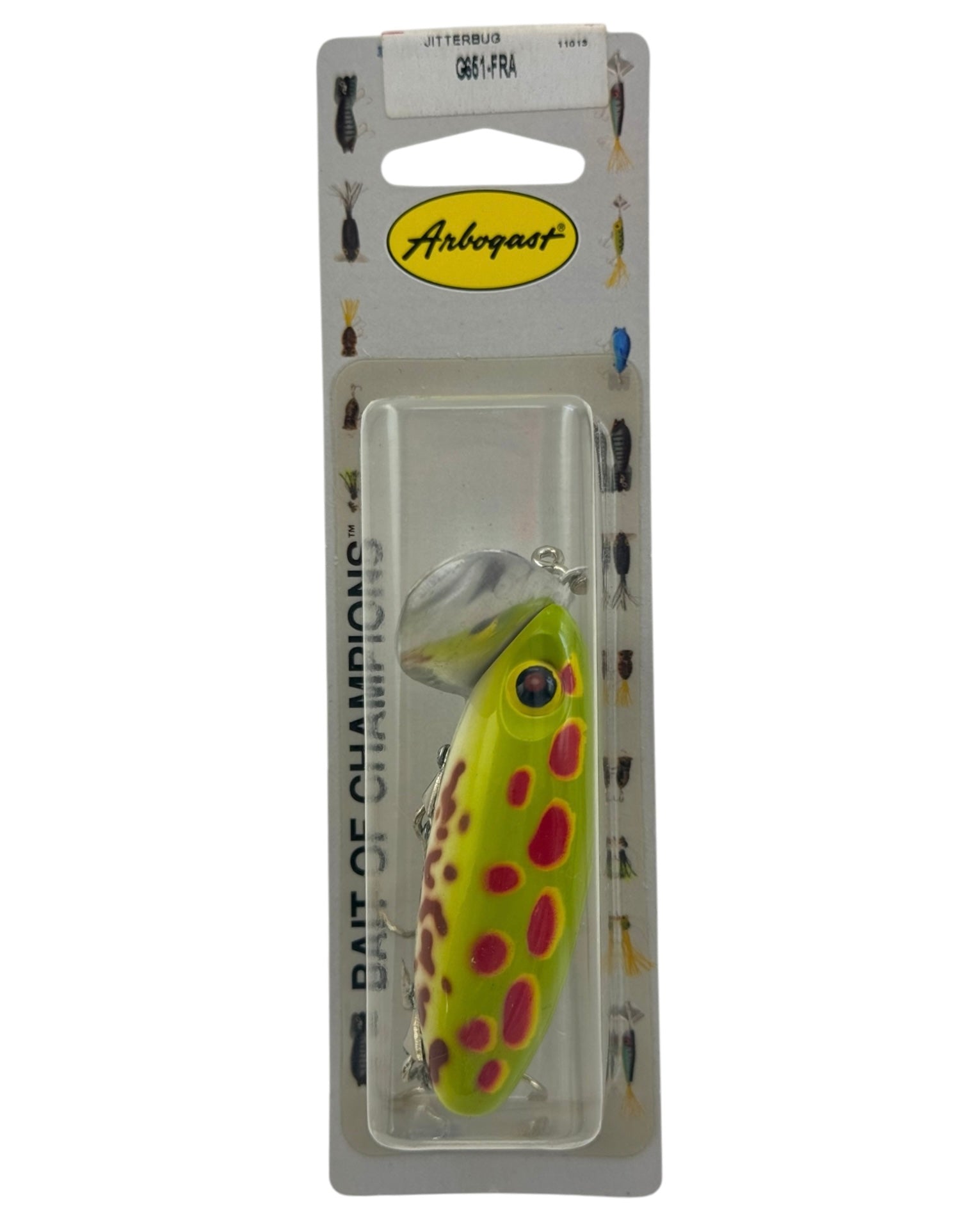 bass fishing frog lures japanese JAPAN ONLY MARKET ISSUE • ARBOGAST 5/8 oz BUG EYE JITTERBUG Lure • G651-FRA GREEN RED SPOTS Hookers Terminal Tackle DYNASTY Delivering JDM quality and subseries:Abu_Garcia_Black_Max Color:White Blue Silver Flake