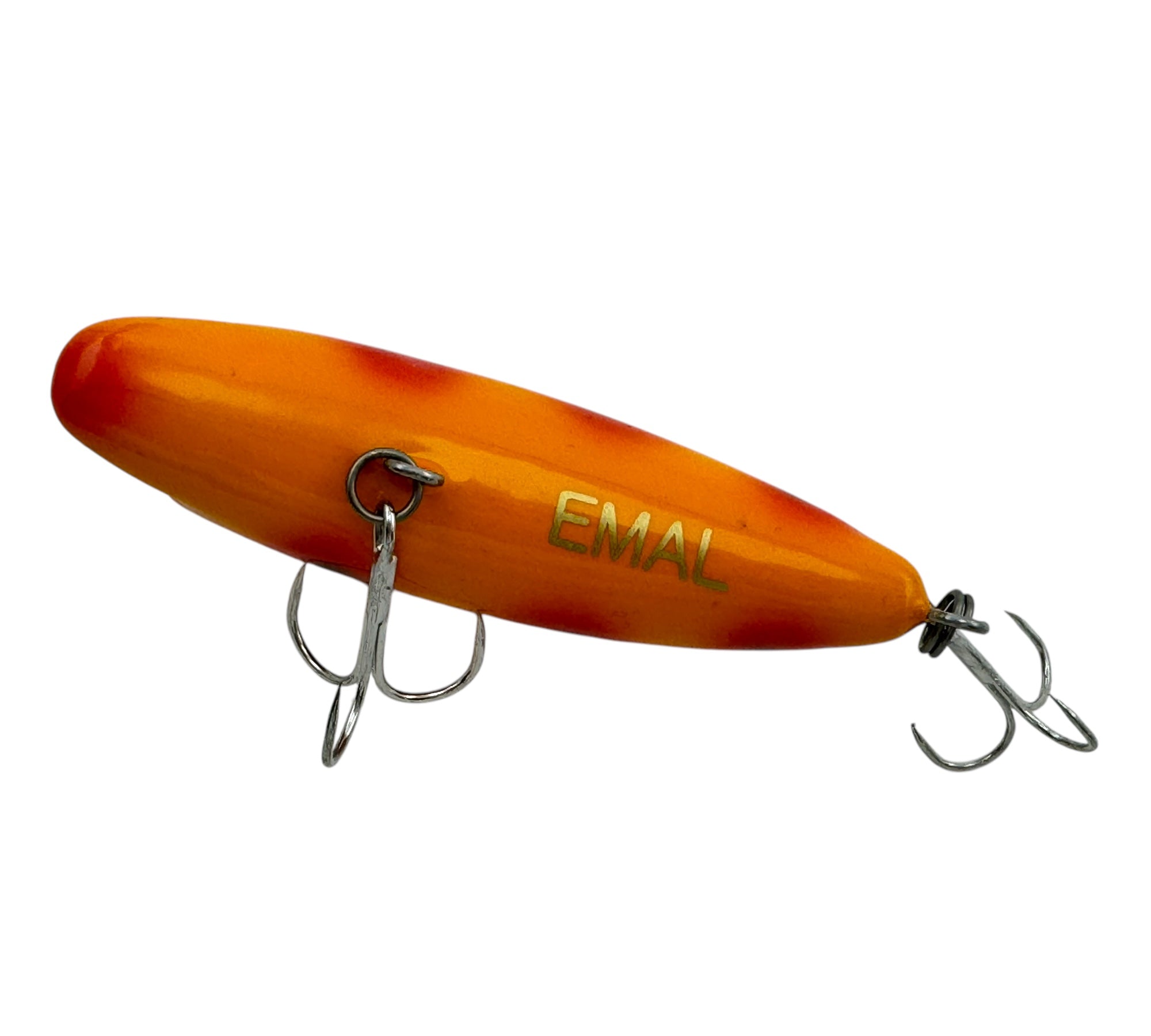 environmentally friendly fishing lures biodegradable EMAL ECOLOGICAL HANDMADE FISHING LURE by OHYA PLANNING • SWING DARTER 118 •  GREEN PLASTIC BAIT from JAPAN • ORANGE DOT FINISH