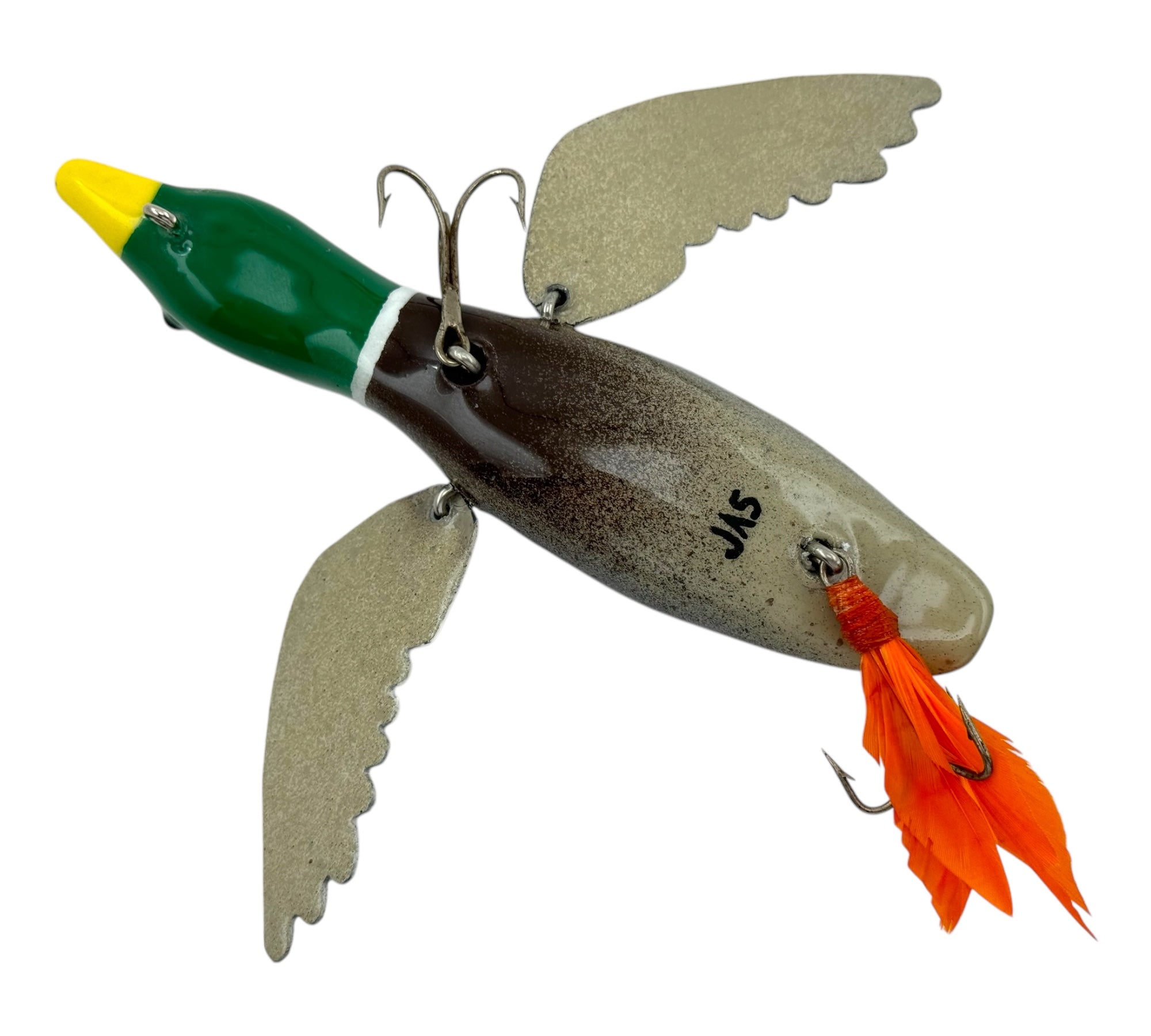 duck fishing lures Ducky Topwater Lure | Premium Bass Fishing Bait leaving a great bubble trail and wake calling in the predator fish from a distance Daddy Mac Wadle Duck Topwater
