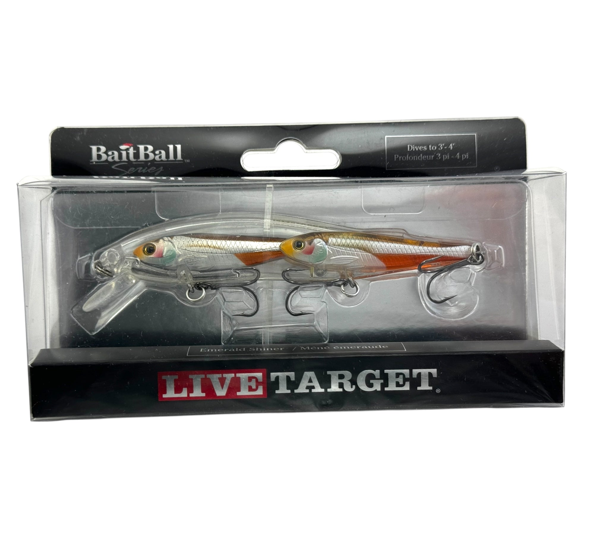 LIVE TARGET EMERALD SHINER BAITBALL Fishing Lure • JERKBAIT – Toad Tackle