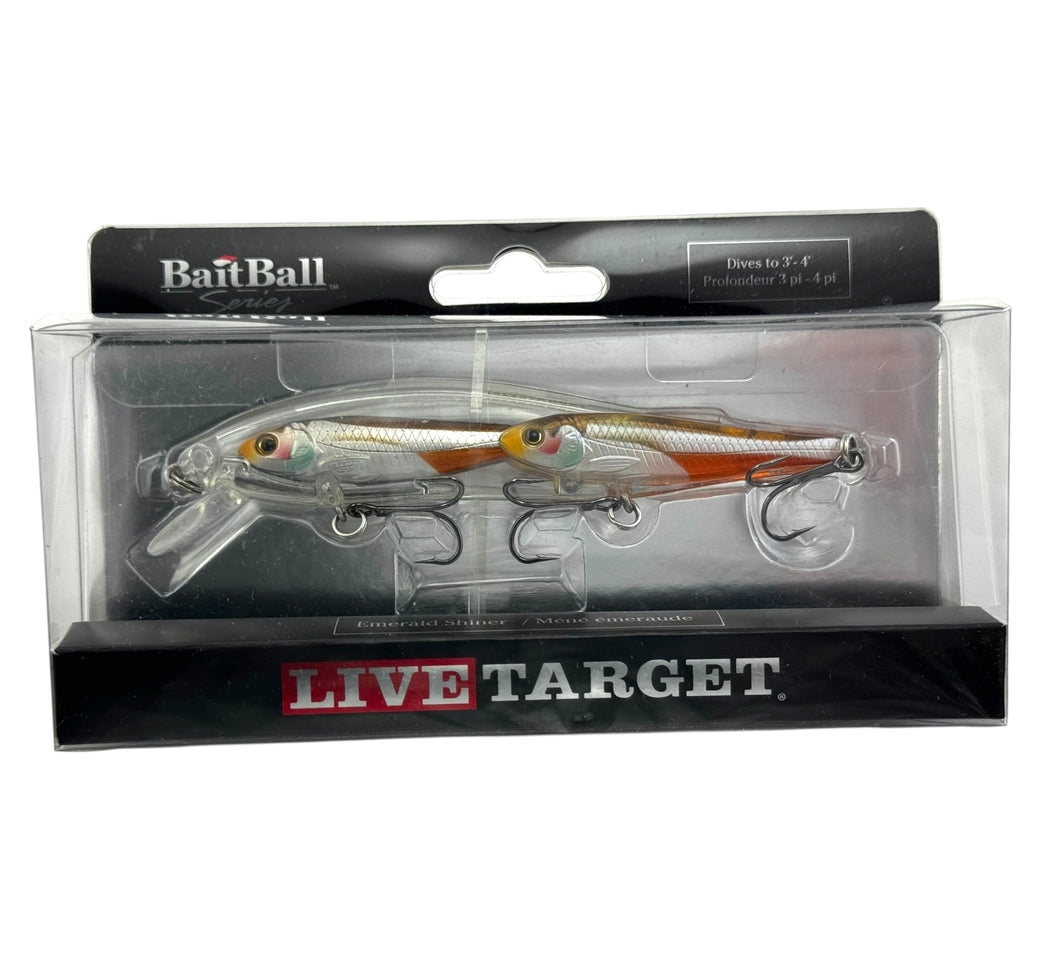 LIVE TARGET EMERALD SHINER BAITBALL SUSPENDING JERKBAIT