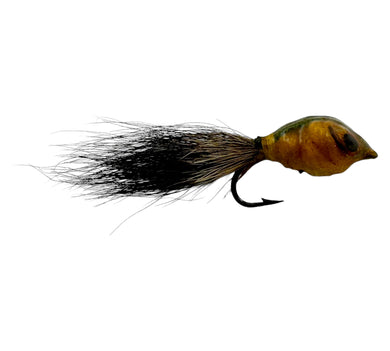 Right Facing View of JIM HARVEY FLY ROD FISHING LURE. Topwater Popper