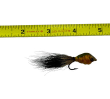 Load image into Gallery viewer, Tape Measure View of JIM HARVEY FLY ROD FISHING LURE. Topwater Popper
