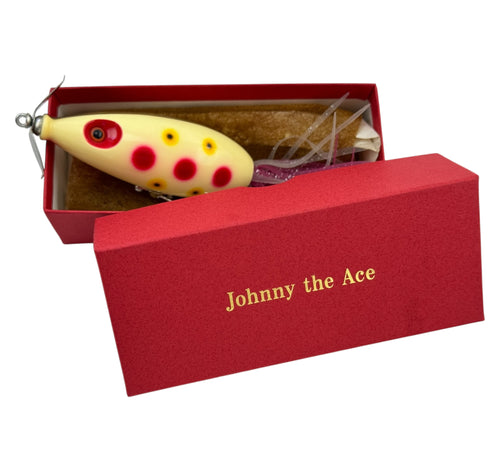 JOHNNY THE ACE HANDMADE WOOD TOPWATER FISHING LURE from OSAKA JAPAN