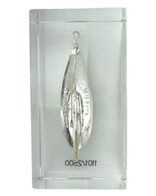 Load image into Gallery viewer, JOHNSONS SILVER MINNOW Spoon Fishing Lure. Anniversary Edition. hook guard
