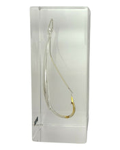 Load image into Gallery viewer, JOHNSONS SILVER MINNOW Spoon Fishing Lure. Anniversary Edition. hook guard barbed hook
