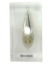 Load image into Gallery viewer, JOHNSONS SILVER MINNOW Spoon Fishing Lure. Anniversary Edition.
