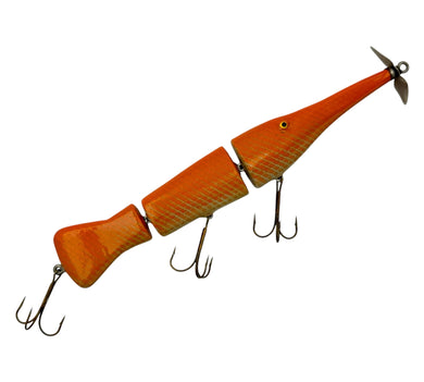 Jointed Gar Wood Fishing Lure from Southern Illinois Artist Jim Smith. Fishing Art by JAS Lures. R