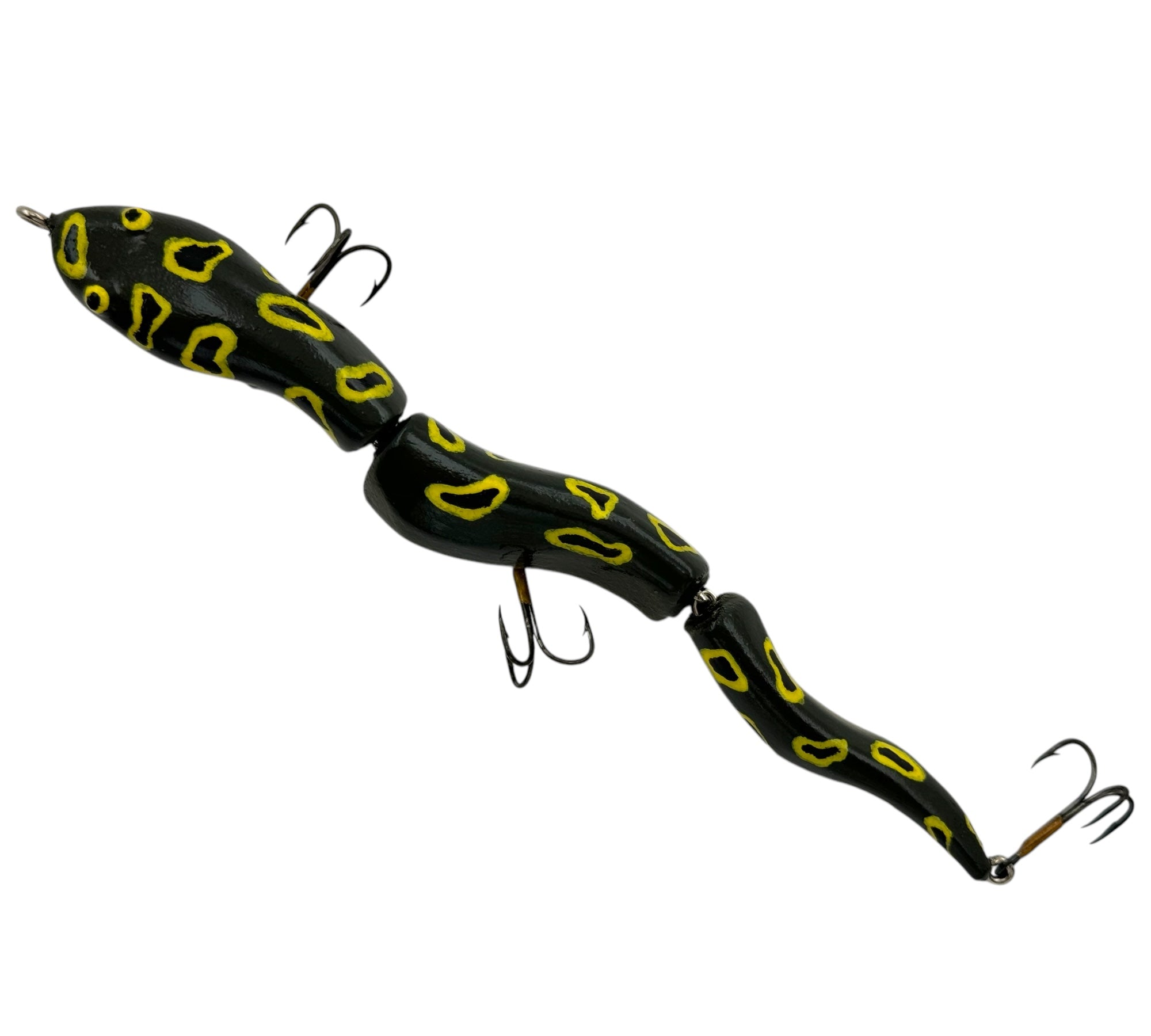 JAS LURES by JIM SMITH WOOD DECOY FISHING LURE • SNAKE – Toad Tackle