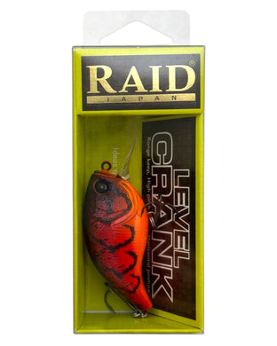 RAID JAPAN LEVEL CRANK Fishing Lure in HARD SHELL. Craw Pattern Crankbait for Largemouth Bass.