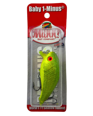 MANNS BABY ONE MINUS SHALLOW DIVER CRANKBAIT in LEMON SHAD