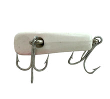 Load image into Gallery viewer, SAIL SHARK Vintage Fishing Lure. White Red Eye. Ventral.
