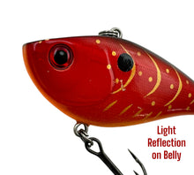 Load image into Gallery viewer, up close view for XCALIBUR TUNGSTEN ONE KNOCKER XRK50 Fishing Lure in RAYBURN RED
