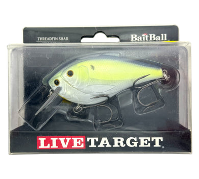 LIVE TARGET BAIT BALL Crankbait in METALLIC LIME GREY. Discontinued Koppers Fishing Lure.