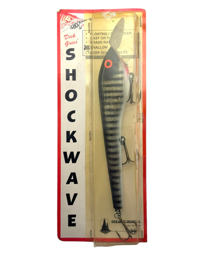 DICK GRIE'S TACKLE SHOCKWAVE SHALLOW MUSKIE LURE in SILVER SPARKLE MUSKY