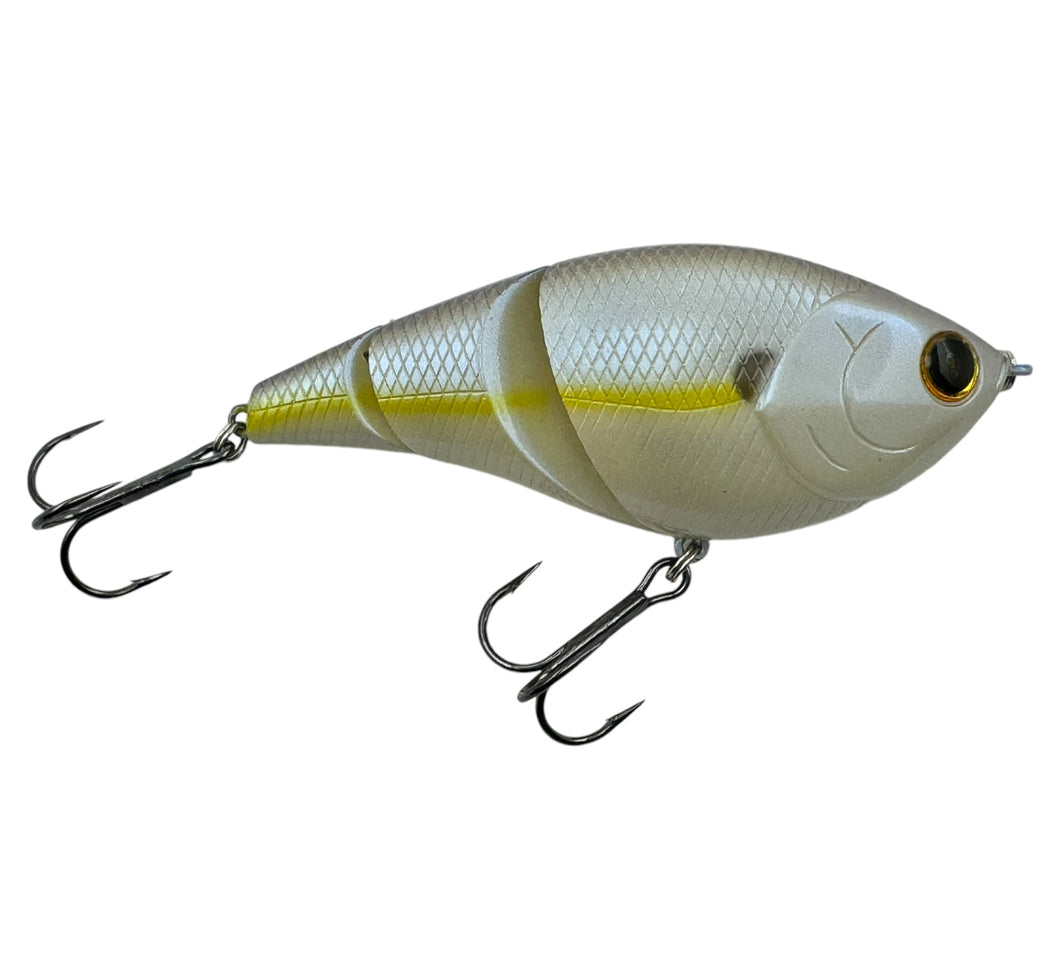 LUCKY CRAFT FAT SMASHER 90 Fishing Lure in CHARTREUSE SHAD. Right