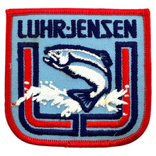 Load image into Gallery viewer, LUHR JENSEN KING SALMON Fishing Patch. Vintage Tournament Fishing Patch.
