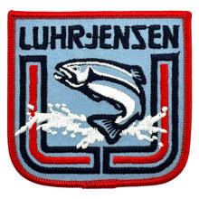 Load image into Gallery viewer, LUHR JENSEN STEELHEAD Fishing Patch. Vintage Tournament Patch.
