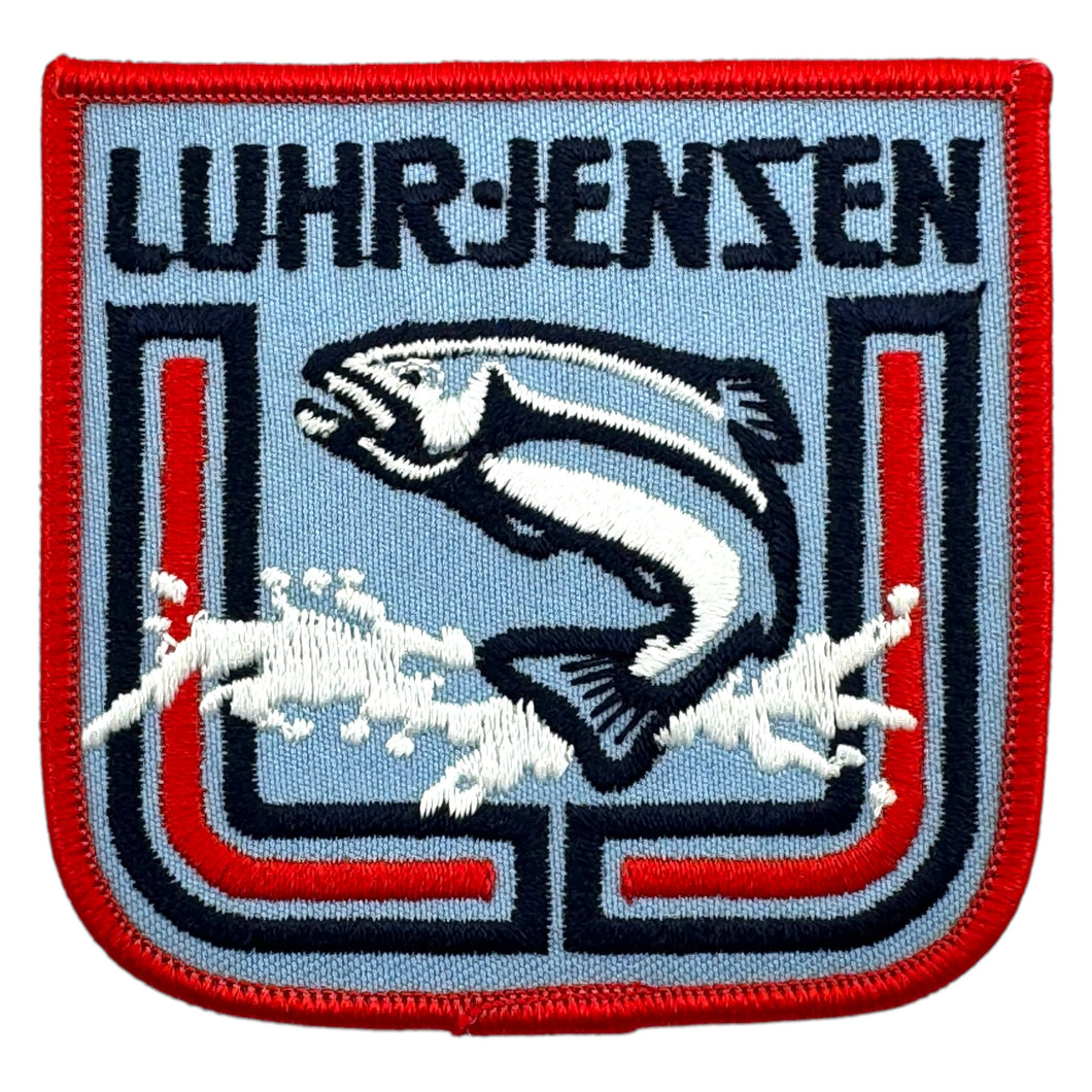 LUHR JENSEN STEELHEAD Fishing Patch. Vintage Tournament Patch.