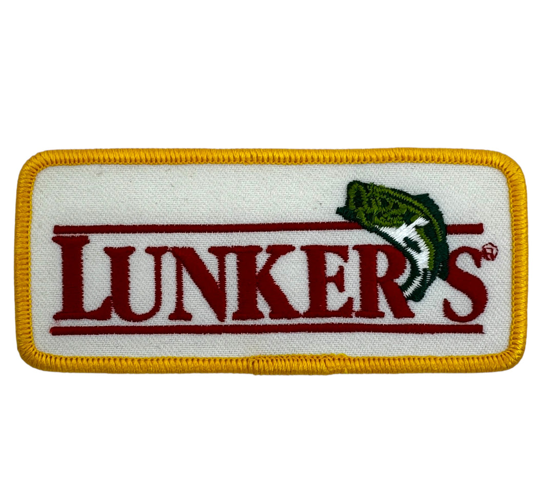 Lunkers Sporting Goods of Michigan Fishing Patch with Jumping Bass