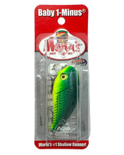 Load image into Gallery viewer, MANN'S BAITS  BABY ONE MINUS SHALLOW CRANKBAIT. GREEN SHAD CHARTREUSE
