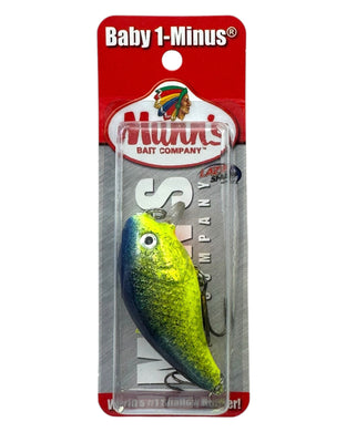 MANNS BABY ONE MINUS SHALLOW DIVER CRANKBAIT in SPLATTERBACK SUNFISH HOLOGRAPHIC