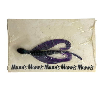 MANN'S BAIT COMPANY SALESMAN SAMPLE SOFT PLASTIC Collectible Fishing Bait