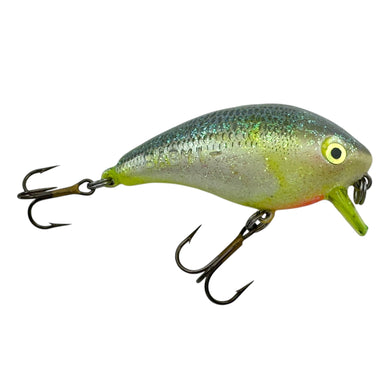 Right Facing View of Mann's Bait Company BABY 1- (ONE MINUS) Fishing Lure in LEMON SHAD CRYSTAGLOW