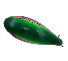 Cargar imagen en el visor de la galería, MANNS BAIT CO ONE MINUS Vintage FISHING LURE in RAINBOW TROUT. Wake Bait for Largemouth Bass. 4

