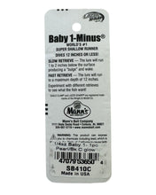 Load image into Gallery viewer, MANNS BABY ONE MINUS SHALLOW DIVER CRANKBAIT in PEARL BLACK BACK CRYSTALGLOW fishing tips
