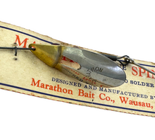 Lade das Bild in den Galerie-Viewer, MARATHON BAIT COMPANY JUNE BUG SPINNER. Antique Fishing Lure from Wisconsin.
