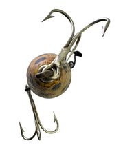 Lade das Bild in den Galerie-Viewer, BIFF BAITS BIFF MASTER BIFF PLUG. YELLOW BLACK SPOTTED. ANTIQUE WOOD LURE. tail hook
