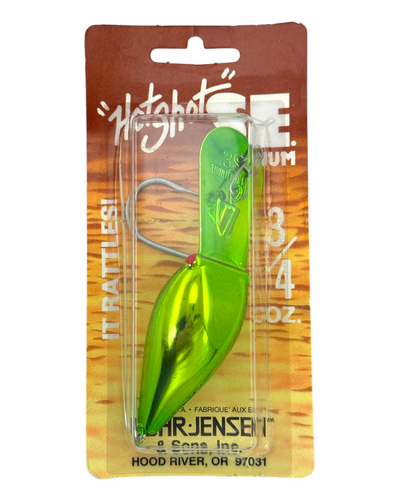 LUHR JENSEN HOT SHOT SE MAGNUM Vintage FISHING LURE . DARK METALLIC GREEN For Steelhead, Salmon, Kings, & Trout .