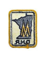Load image into Gallery viewer, Minnesota DNR Logo. Back of Patch. Smll Rectangle.
