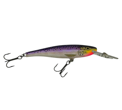 RAPALA LURES MINNOW RAP 9 Jerkbait in PURPLEDESCENT. MR-9 Purple Pearl Deep Running Stickbait.