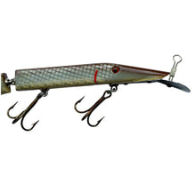 Load image into Gallery viewer, Al Tumas Custom Wood Fishing Lure. Jointed Muskie Bait from the Musky Capital World of the World: Minocqua, Wisconsin. ALZ BAITS for Big Trophy Fish.
