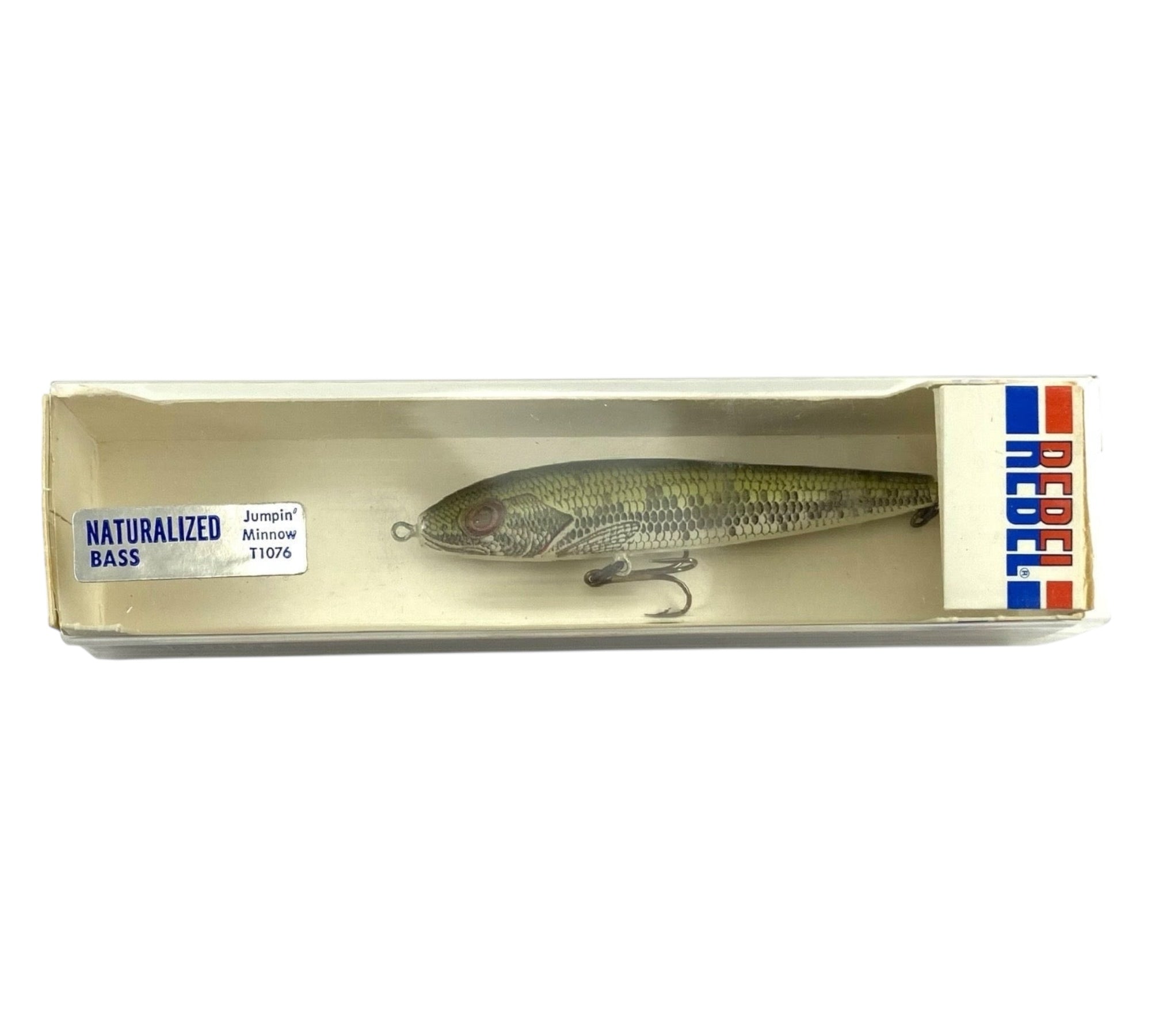 REBEL LURES JUMPIN' MINNOW Fishing Lure • NATURALIZED BASS – Toad Tackle