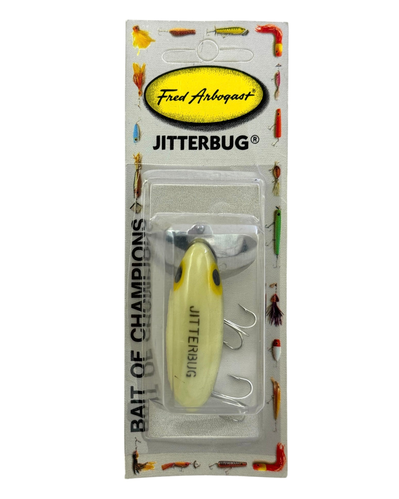 FRED ARBOGAST 3/8 CLICKER JITTERBUG • LUMINOUS NIGHT & DAY – Toad