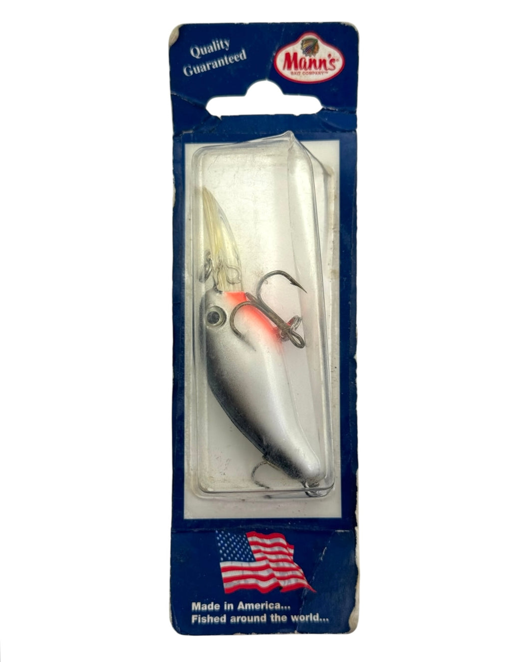 MANNS BAITS SHALLOW CRANKBAIT FISHING LURE. Old Stock
